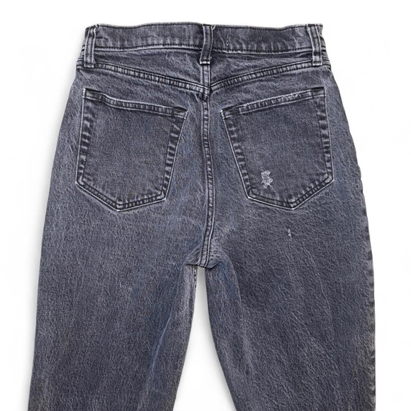 Abercrombie & Fitch The 90s Straight Ultra High Rise Curve Love Black 28/6R - Picture 7 of 9